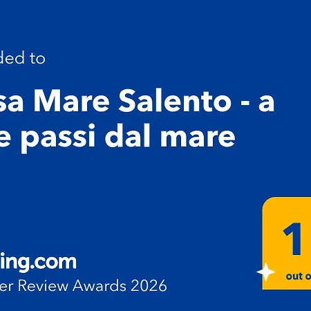 Casa Mare Salento - A Due Passi Dal Mare * 利扎诺码头